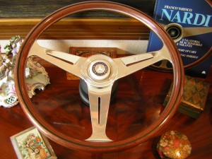  Original Nardi Wood Steering Wheel for Mercedes Benz W107 350SL 450SL
