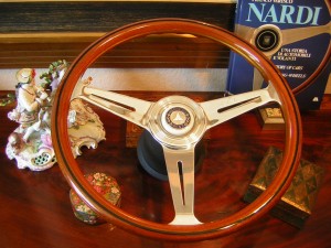 Original Nardi Wood Steering Wheel for Mercedes W107 450SL 560SL 1980 to 1989