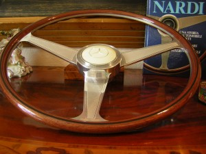Nardi Wood steering wheel Mercedes 190SL 190 SL engraved spokes