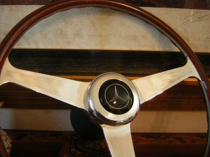 Original Nardi Wood Steering Wheel for Mercedes Benz W111 280 SE 3.5 1968 1972 