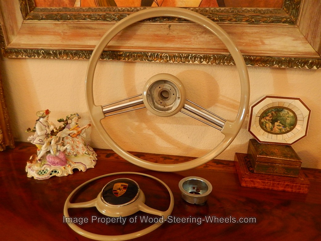Porsche 356 steering wheel, Porsche 356 A - Pre A Original # 18 VDM Steering Wheel.