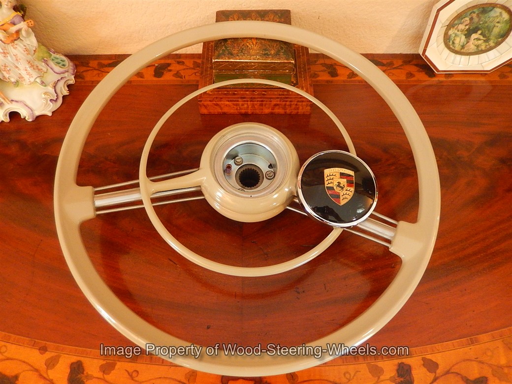 Porsche 356 steering wheel, Porsche 356 A - Pre A Original # 18 VDM Steering Wheel.