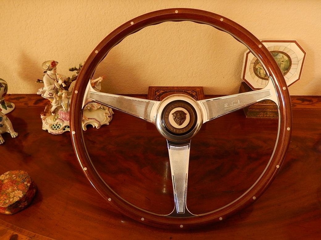 # 104 Jaguar Steering Wheel SOLD